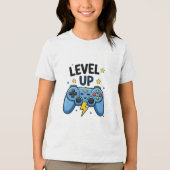 Level Up Gamer Tri-Blend Shirt (Voorkant)