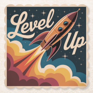 Level Up Kartonnen Onderzetters