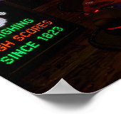 Level Up Kerstmodus Geactiveerd Gamer Sinterklaas Poster (Hoek)