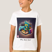 "Level Up Learning" T-shirt (Voorkant)