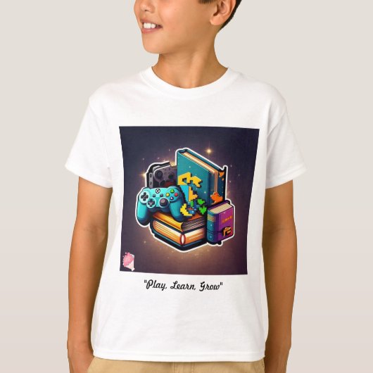 "Level Up Learning" T-shirt (Voorkant)