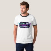 🎮 LEVEL UP MODUS: ONSTOPPELIJK 🔥 DE ULTIMATIEVE T-SHIRT (Voorkant volledig)