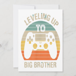 Level Up Naar Grote Broer 2021 Grappig Gamer Cadea Feestdagenkaart