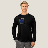 "Level Up Neon Gaming Controller Sticker Gamer op" Tri-Blend Shirt (Voorkant)