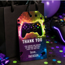  Level Up! Neon Videospel Verjaardagsfeestje