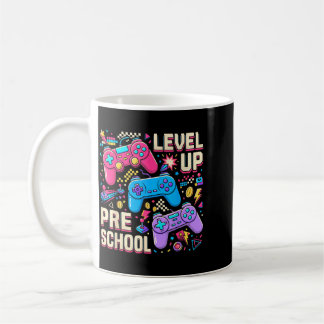 Level Up Pre School Shirt Gamer Terug naar School Koffiemok