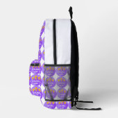 Level Up Print Cut naairugzak Bedrukte Rugzak (Rechts)