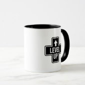 Level Up Retro D-Pad Gaming Koffiemok Mok (Voorkant rechts)