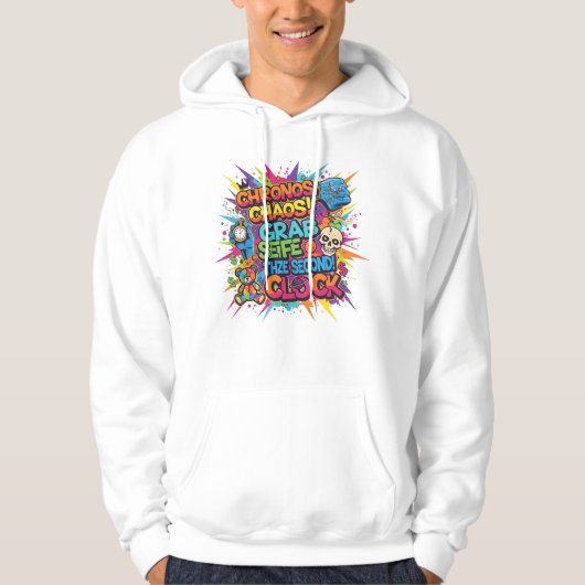 "Level Up Retro Gamer Hoodie" Hoodie (Voorkant)