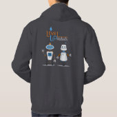 Level Up Robots Hoodie (Achterkant)