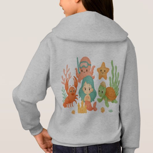 Level Up Stijl: Retro Gamer Hoodie  (Achterkant)