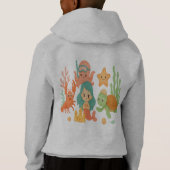 Level Up Stijl: Retro Gamer Hoodie (Achterkant)