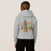 Level Up Stijl: Retro Gamer Hoodie (Achterkant volledig)