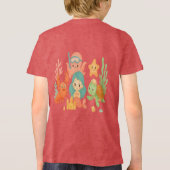 Level Up Stijl: Retro Gamer   Tri-Blend Shirt (Achterkant)