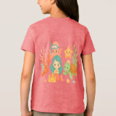 Level Up Stijl: Retro Gamer   Tri-Blend Shirt (Achterkant)