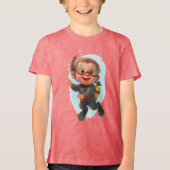 Level Up Style: Retro Gamer   Tri-Blend Shirt (Voorkant)