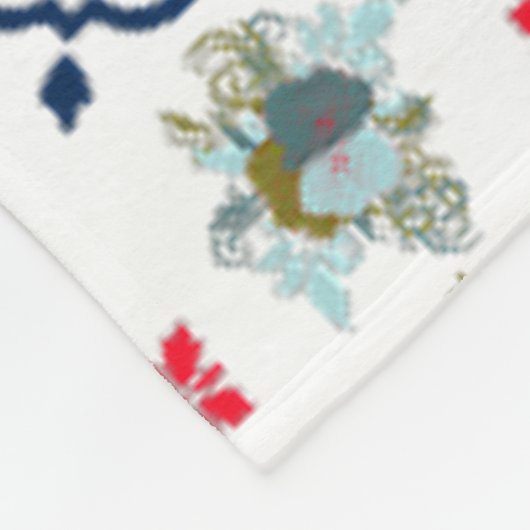 Level Up Uw Mode Spel met Prachtige, Bloemen P Fleece Deken (Hoek)