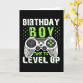Level Up Verjaardagsvideo Game - Clic Fit Kaart (Gele Bloem)