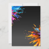 Level Up Video Game Uitnodiging Verjaardag (Achterkant)