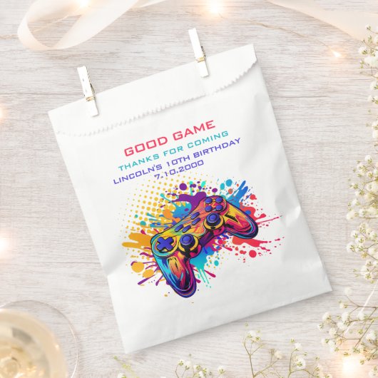 Level-up videogamecontroller bedankzakje (Geknipt)