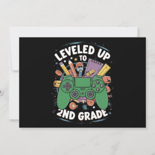 Leveled Up naar 2e klas gamer terug naar school Kaart