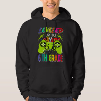 Leveled Up Naar 6e Klas Gamer Back To School Eerst Hoodie
