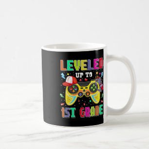Leveled Up To 1st Grade Gamer Eerste Dag Jongens C Koffiemok