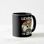 Leveled Up To Dad Retro Gamer Controller vertaald Mok (Voorkant rechts)