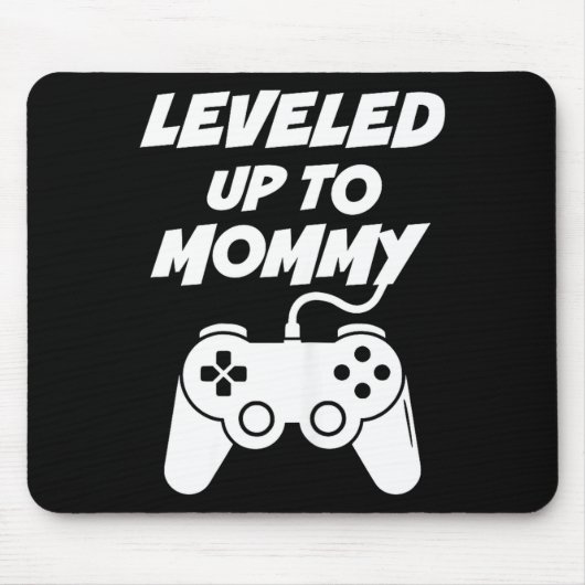 Leveled Up To Mommy  Muismat (Voorkant)