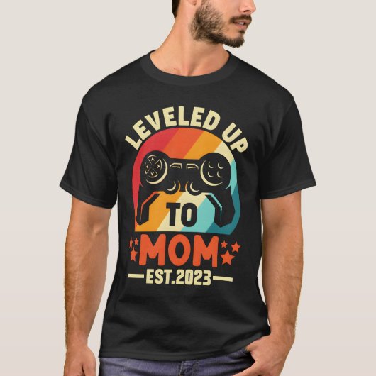 Leveled Upo Moeder 2023 Gift Promotedo Moederjonge T-shirt (Voorkant)