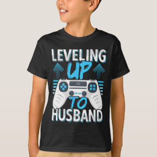 Leveling tot het Verloving van de man voor hem T-shirt