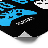 Leveling Up naar Big Brother Design Videogame Spel Poster (Hoek)