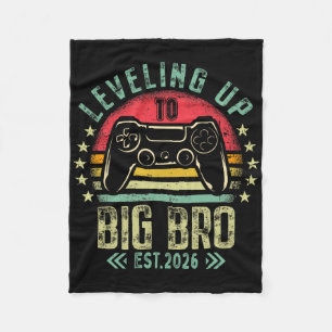 Leveling Up Naar Grote Broer 2026 Grappige Nieuwe  Fleece Deken