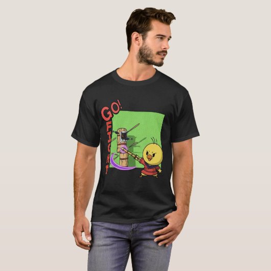 Leveling Up System Hologram Cat T-shirt (Voorkant volledig)