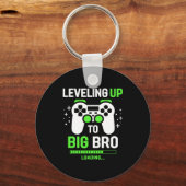Leveling Up To Big Brother Gaming Boy  Sleutelhanger (Voorkant)