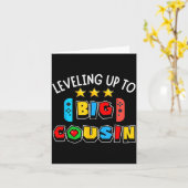 Leveling Up To Big Cousin Funny Gaming Video Game Kaart (Gele Bloem)