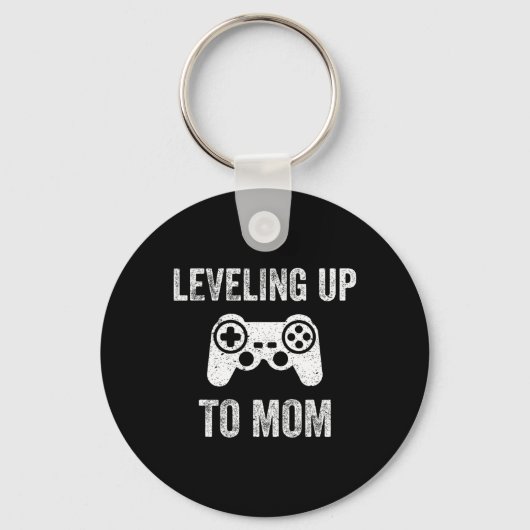 Leveling Up To Mom Shirt For Expecting Mother Sleutelhanger (Voorkant)