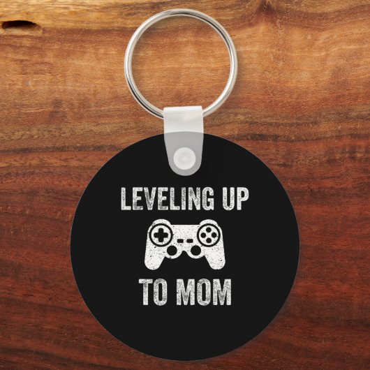 Leveling Up To Mom Shirt For Expecting Mother  Sleutelhanger (Voorkant)