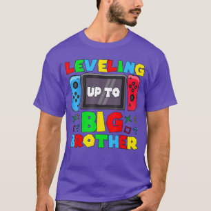 Leveling Upo Oudere Broer Grappige Gamer Jongens M T-shirt