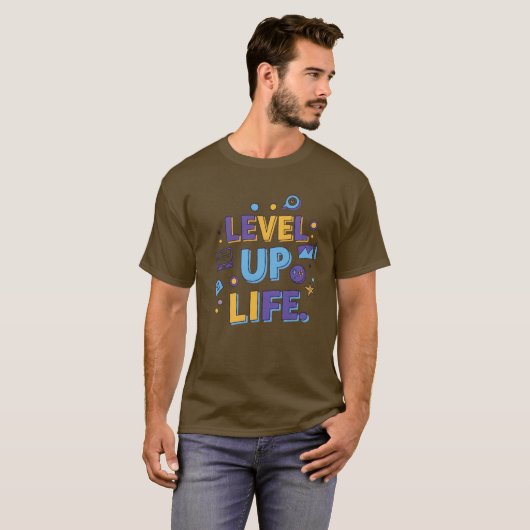 LevelUpLife T-shirt (Voorkant volledig)
