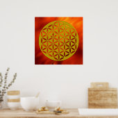 Leven 2 - gouden slagpijpje poster (Keuken)