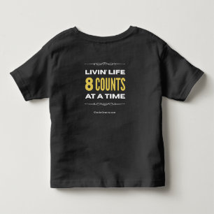"Leven 8 Tellen per Tijd" Peuter T-shirt