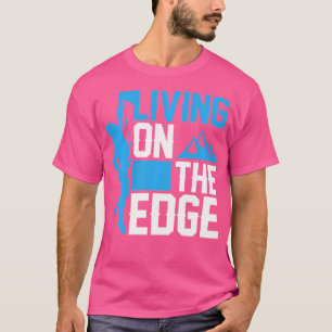 Leven aan de rand - klimmen t-shirt