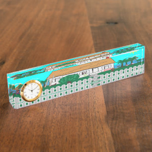 Leven aan het strand naambordje