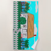 Leven aan het strand strandlaken (Voorkant)