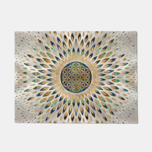 Leven - Abalone Shell en Pearl Deurmat (Voorkant)