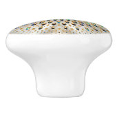 Leven - Abalone Shell en Pearl Keramische Knop (Zijkant)