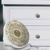 Leven - Abalone Shell en Pearl Keramische Knop