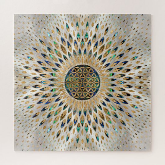 Leven - Abalone Shell en Pearl Legpuzzel (Horizontaal)