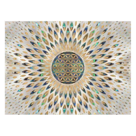 Leven - Abalone Shell en Pearl Tafelkleed (Voorkant (Horizontaal))